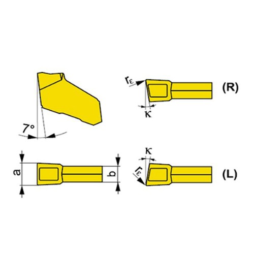 Avstickningsskär PRAMET LFMX