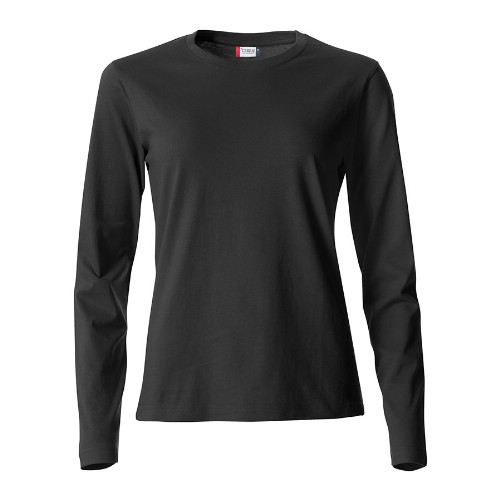 T-shirt CLIQUE Basic-T Dam Lång ärm