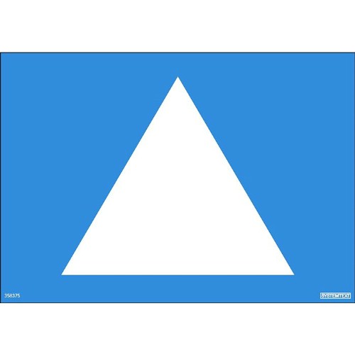 Skylt åkriktningssymboler travers trekant