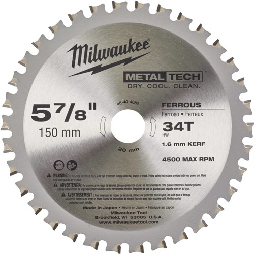 Cirkelsågklinga MILWAUKEE Metall
