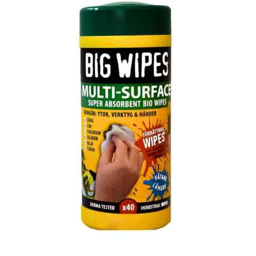 Rengöringsservett BIG WIPES Multi Surface 40St